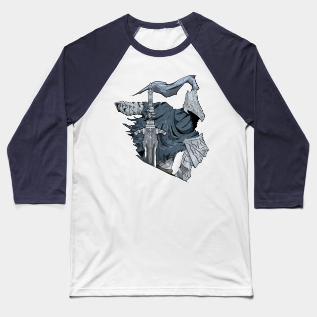 Knight Artorias The Abysswalker Baseball T-Shirt by Nirosmir